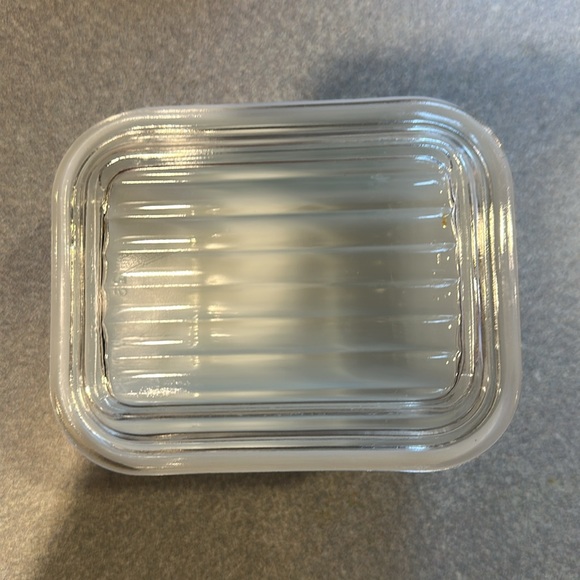 Vintage Pyrex 501B 1 1/2 CUP AMISH BUTTERPRINT Refrigerator Fridgie Dish W Lid - Picture 2 of 8